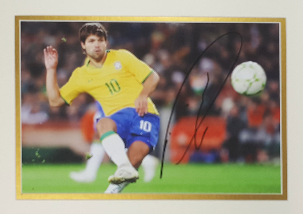 Diego Ribas da Cunha Signed Autographed 8x10 Matted - Attacking Midfield