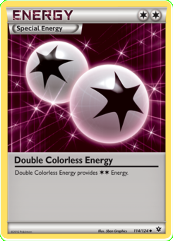 XY Fates Collide 114  Double Colorless Energy
