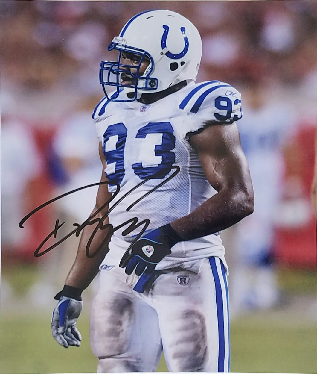 Dwight Freeney  Signed Autographed 8x10