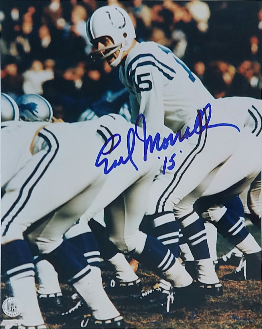 Earl Morall  Signed Autographed 8x10