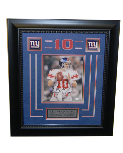 Eli Manning New York Giants Super Bowl 8x10 Framed