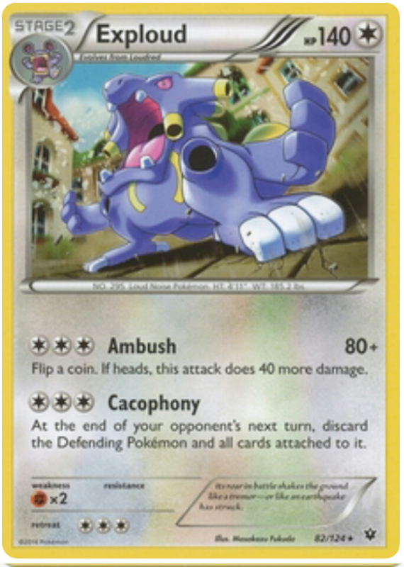 XY Fates Collide 082  Exploud