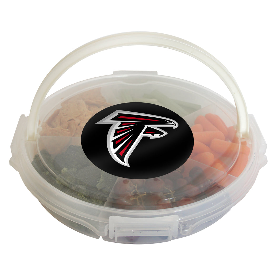 Atlanta Falcons Food Caddy with Lid