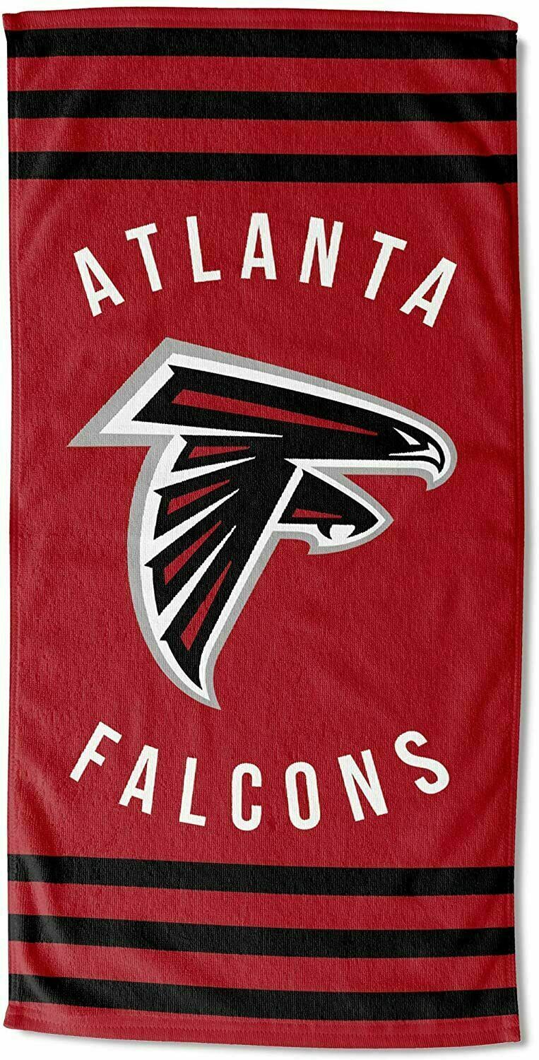 Atlanta Falcons Stripes Beach Towel 30