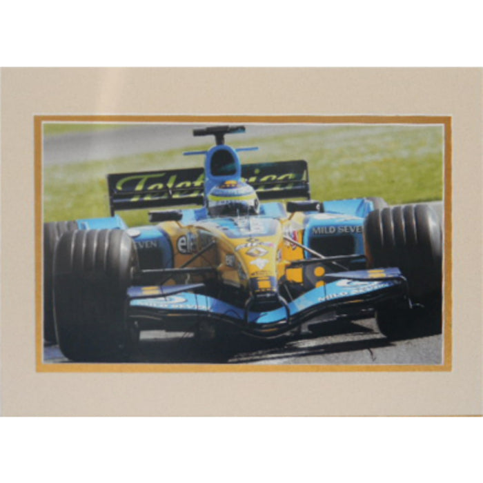 Giancarlo Fisichella Signed Autographed 8x10 Matted