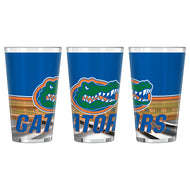 Florida Gators Field Sublimated 16 Oz. Pint Glass