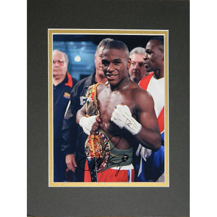 Floyd Mayweather Jr. Matted Signed Autographed 8x10