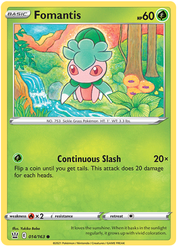 Sword and Shield Battle Styles 014  Fomantis