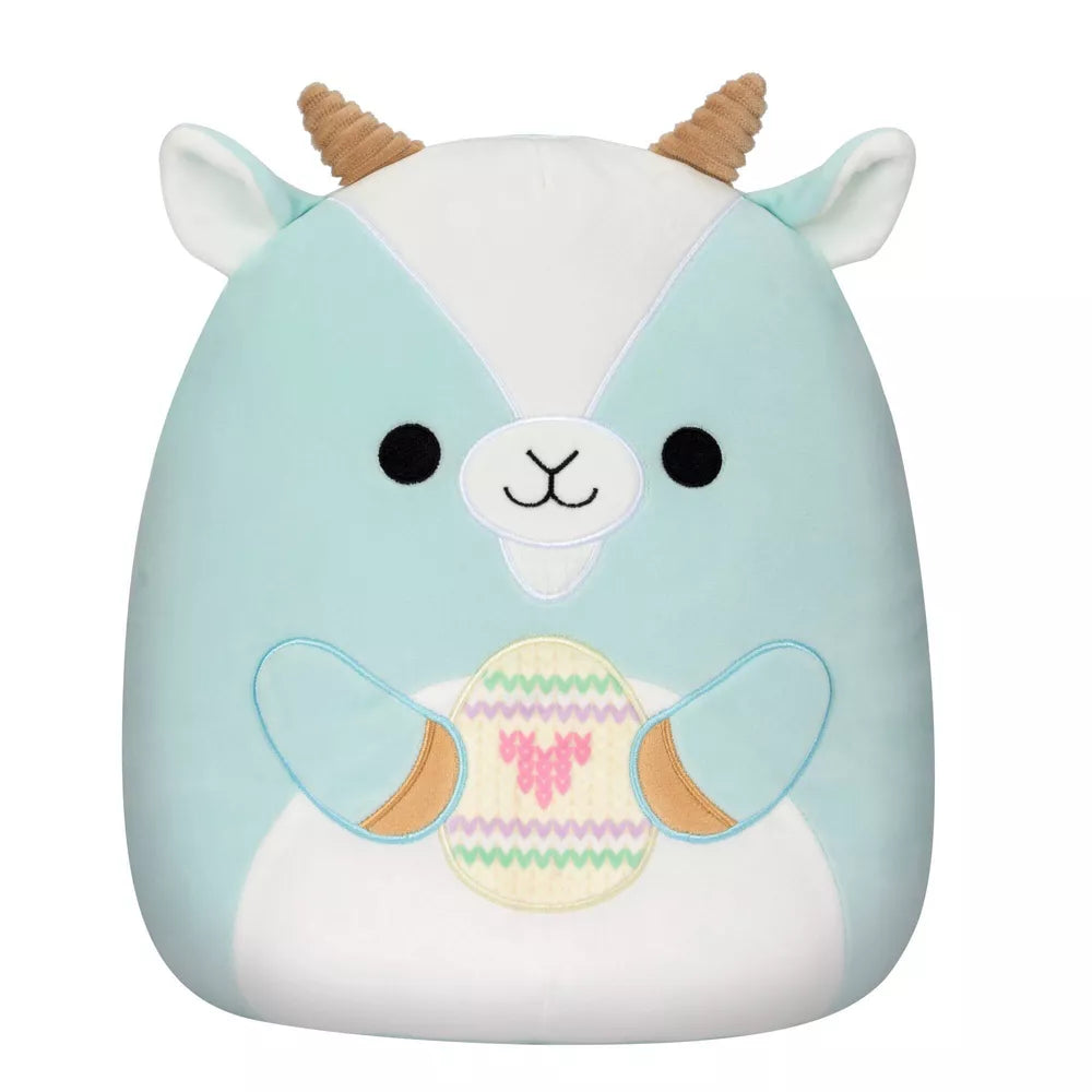 Squishmallows Domingo the Blue Goat Holding An Easter Egg 12