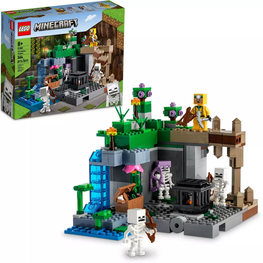 LEGO Minecraft The Skeleton Dungeon 21189 Building Set (Retired Soon)