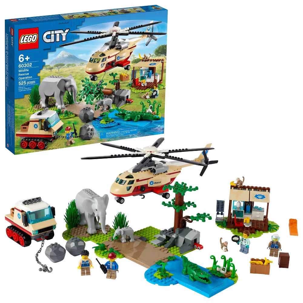 LEGO City Wildlife Rescue Operation 60302 Building Kit (525 Pieces)
