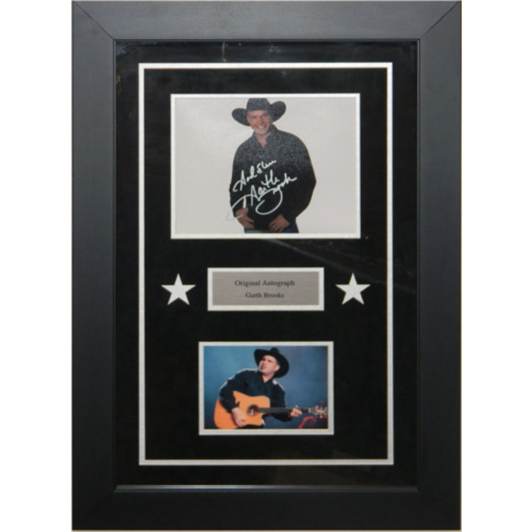 Garth Brooks Autographed 8x10 Framed