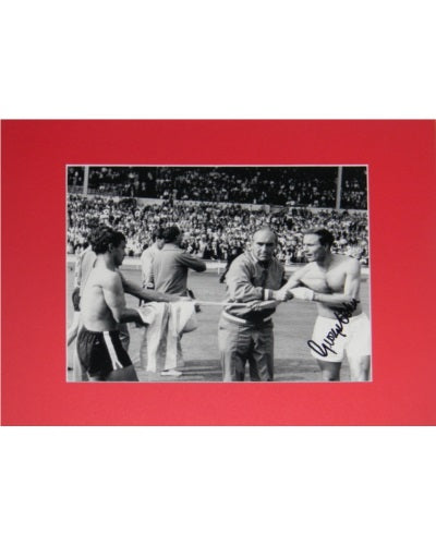 George Cohen 1966 World Cup Signed Autographed 8x10 Matted