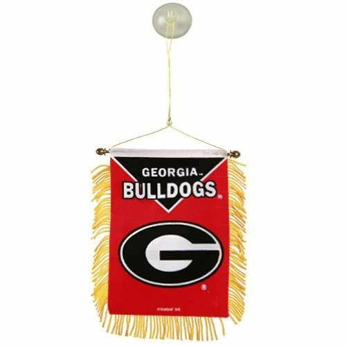 Georgia Bulldogs Mini Banner With Suction Cup