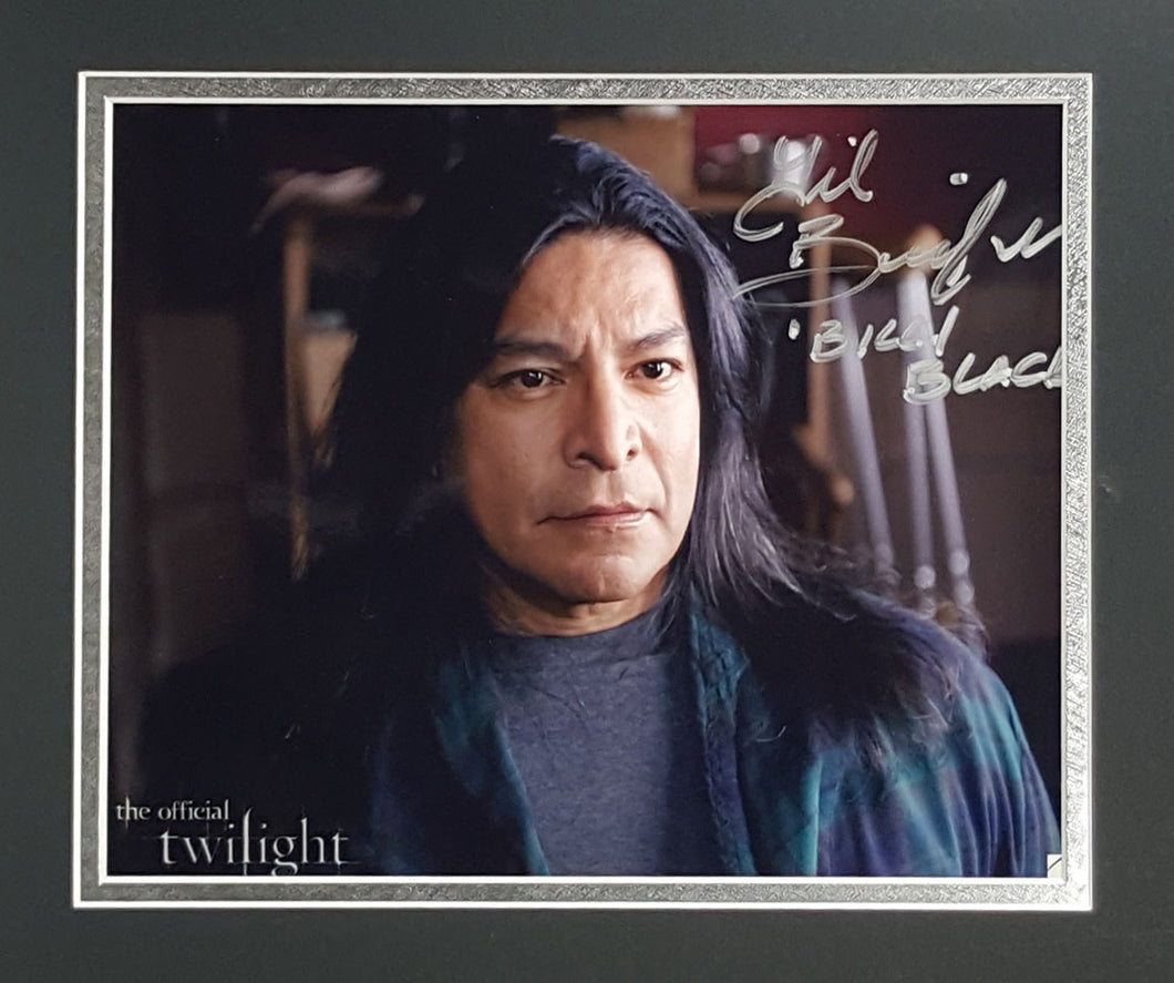Gil Birmingham Signed Autographed Billy Black Twilight Signed Autographed 8x10