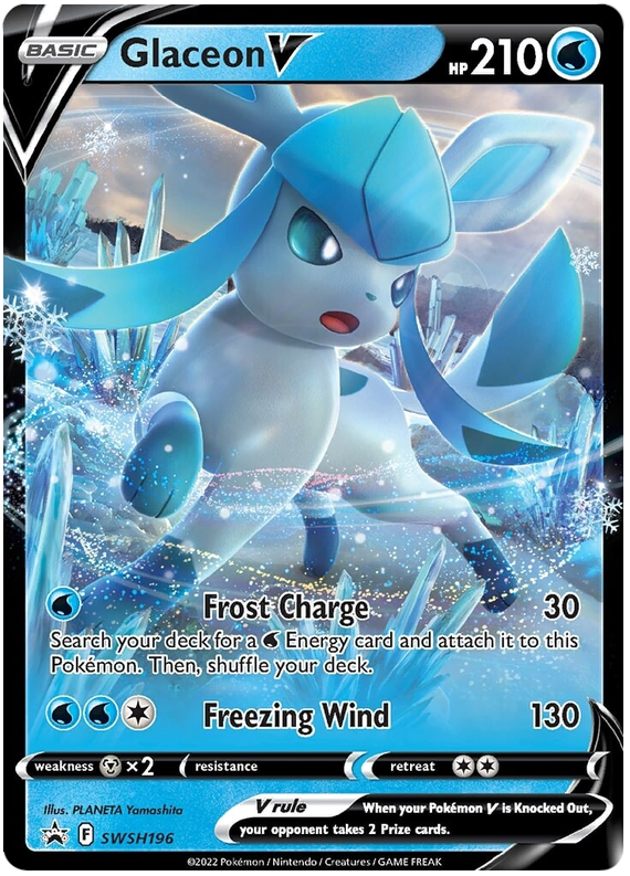 Sword and Shield Sword & Shield Promos 196  Glaceon V