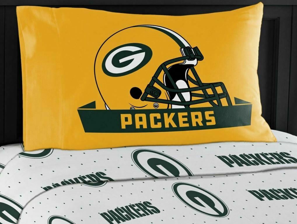 Green Bay Packers Twin Size 3 Piece Sheet Set | The Northwest Company ...
