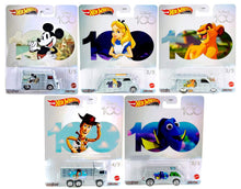 Load image into Gallery viewer, Hot Wheels Premium 2023 Pop Culture 100th DISNEY Anniversary - Assorted Cars - walk-of-famesports
