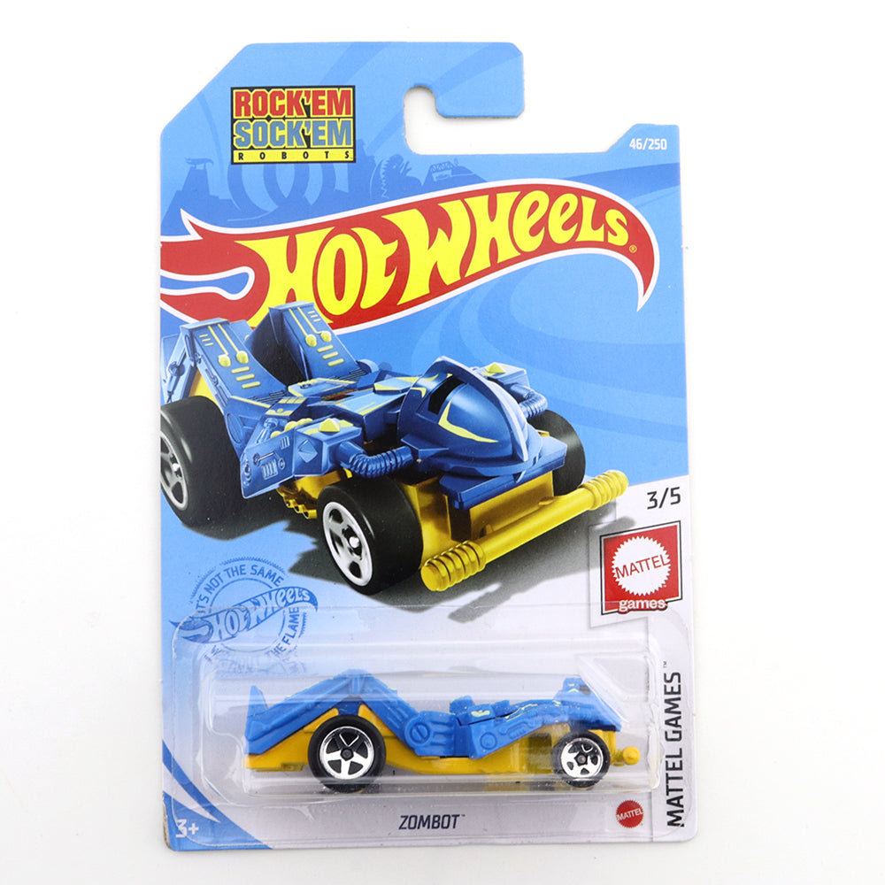 Hot Wheels Zombot, Mattel Games 3/5 Blue 46/250