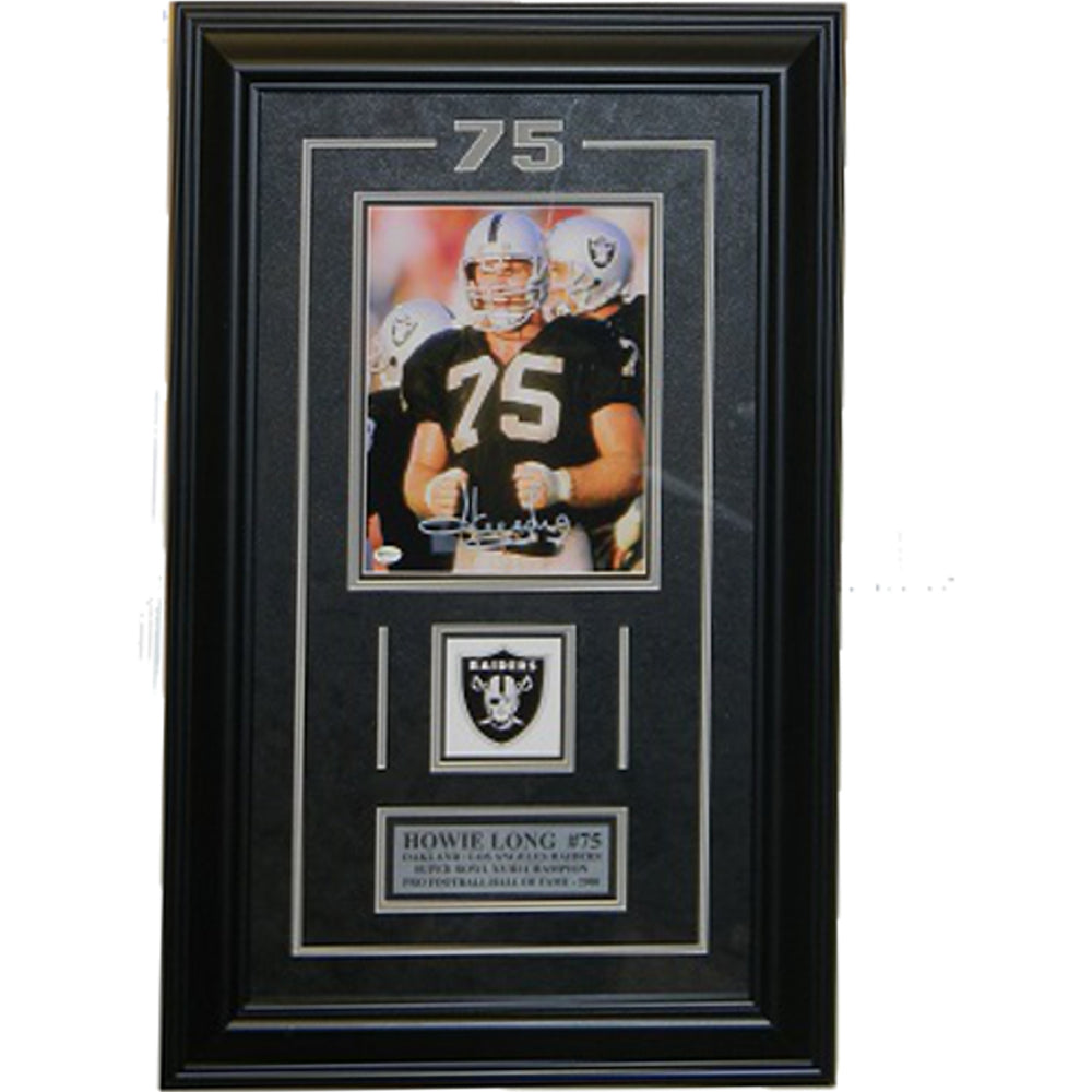 Howie Long Signed Autographed 8x10 Framed