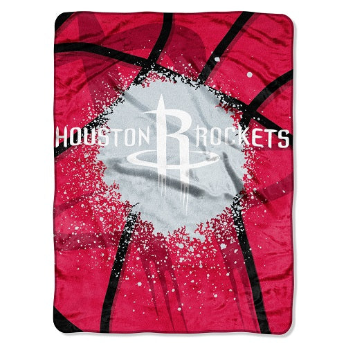 Houston Rockets Shadow Play Raschel Throw Blanket 60