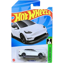 Load image into Gallery viewer, Hot Wheels Tesla Model Y HW Green Speed 1/10 37/250 - Assorted
