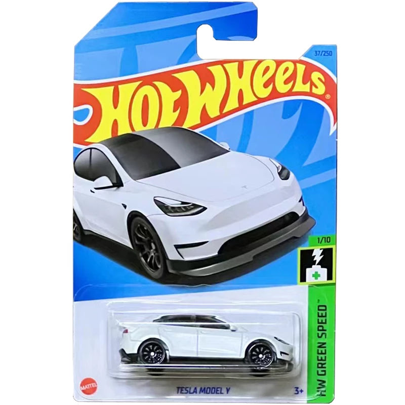 Hot Wheels Tesla Model Y HW Green Speed 1/10 37/250 - Assorted
