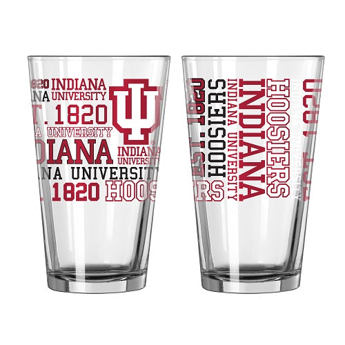 Indiana Hoosiers 16 Oz. Spirit Pint Glass