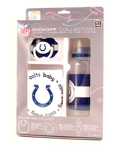 Indianapolis Colts 3 Piece Baby Gift Set
