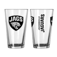 Jacksonville Jaguars 16 Oz. Gameday Pint Glasses Set