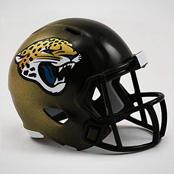 Jacksonville Jaguars Revolution Speed Pocket Pro Helmet - Gold