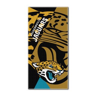 Jacksonville Jaguars Puzzle Oversized Absorbent Beach Towel 34