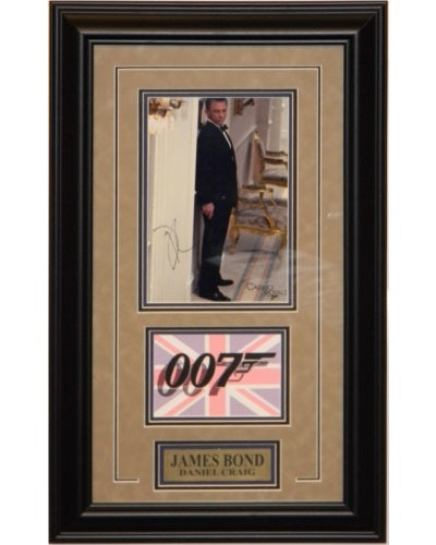 Daniel Craig James Bond 007 Autographed 8x10 Framed