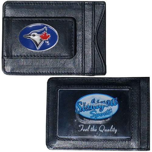 Toronto Blue Jays Leather Cash & Cardholder - walk-of-famesports