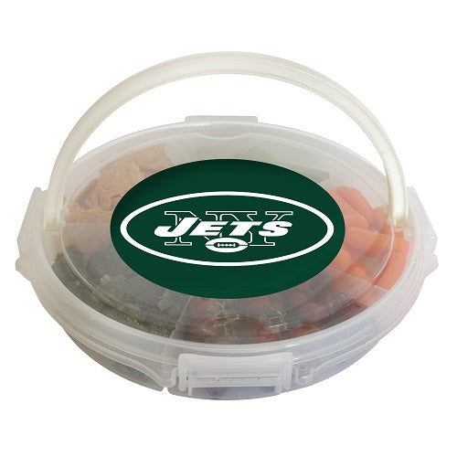 New York Jets Food Caddy with Lid