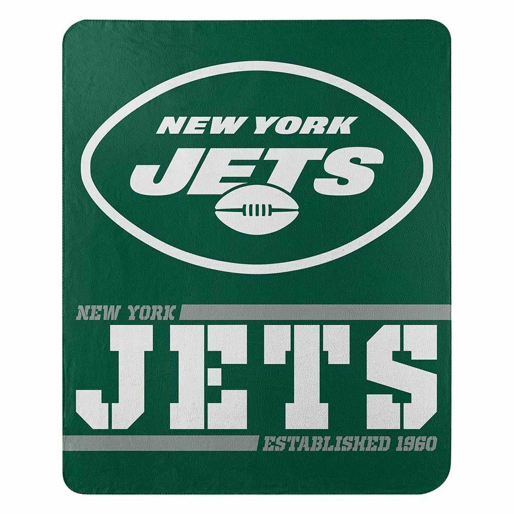 New York Jets NFL Split Wide Fleece Blanket 50