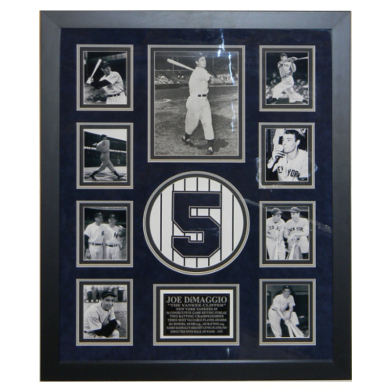 Joe DiMaggio Signed Autographed 8x10 Framed