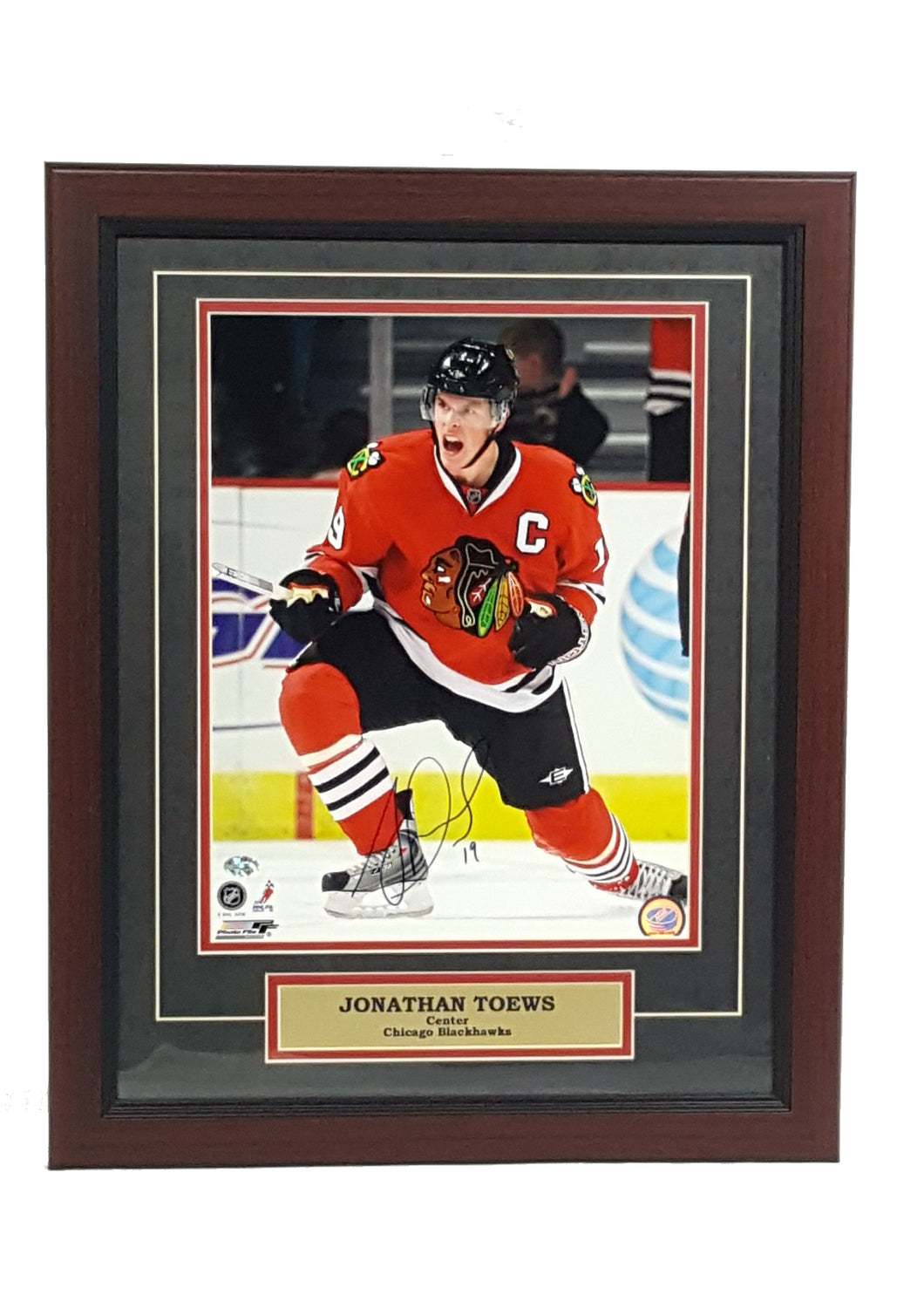 Jonathan Toews Signed Autographed 8x10 Framed