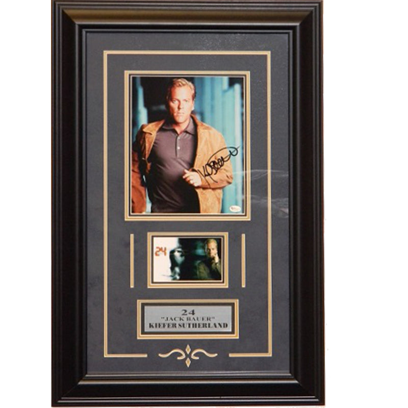 Kiefer Sutherland Autographed 8x10 Framed in 24 Tv Series