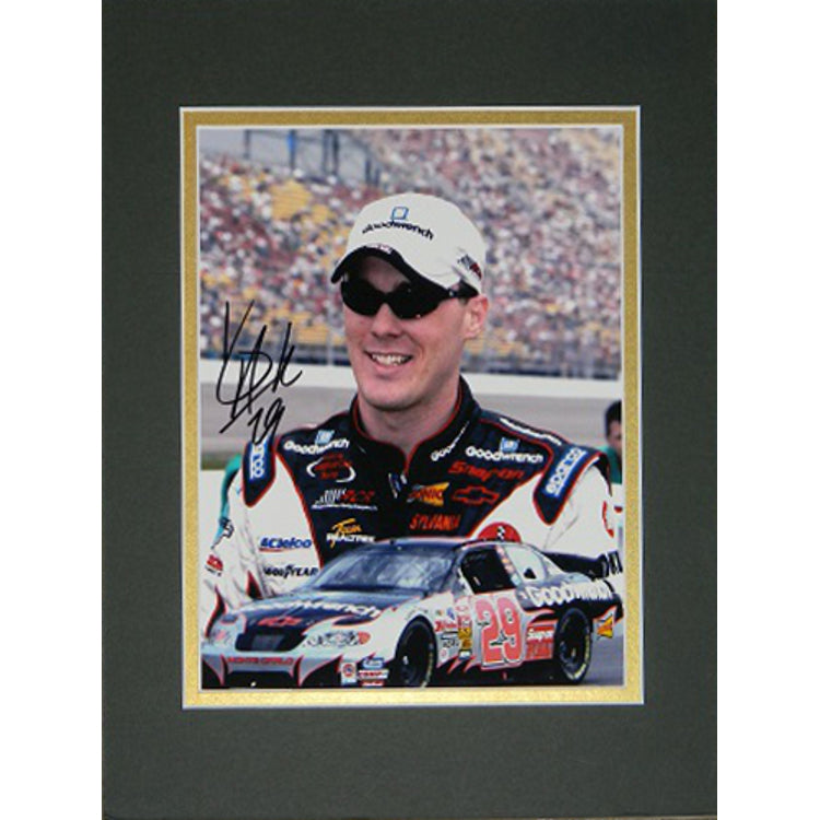 Kevin Harvick Signed Autographed 8x10 Matted