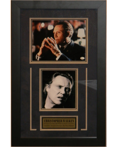Christopher Walken Autographed 8x10 Framed in The King of New York