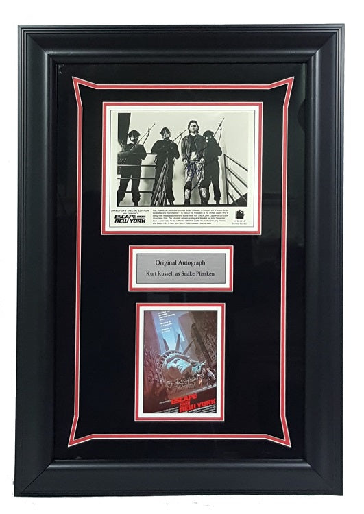 Kurt Russell in Escape From New York Autographed 8x10 Framed