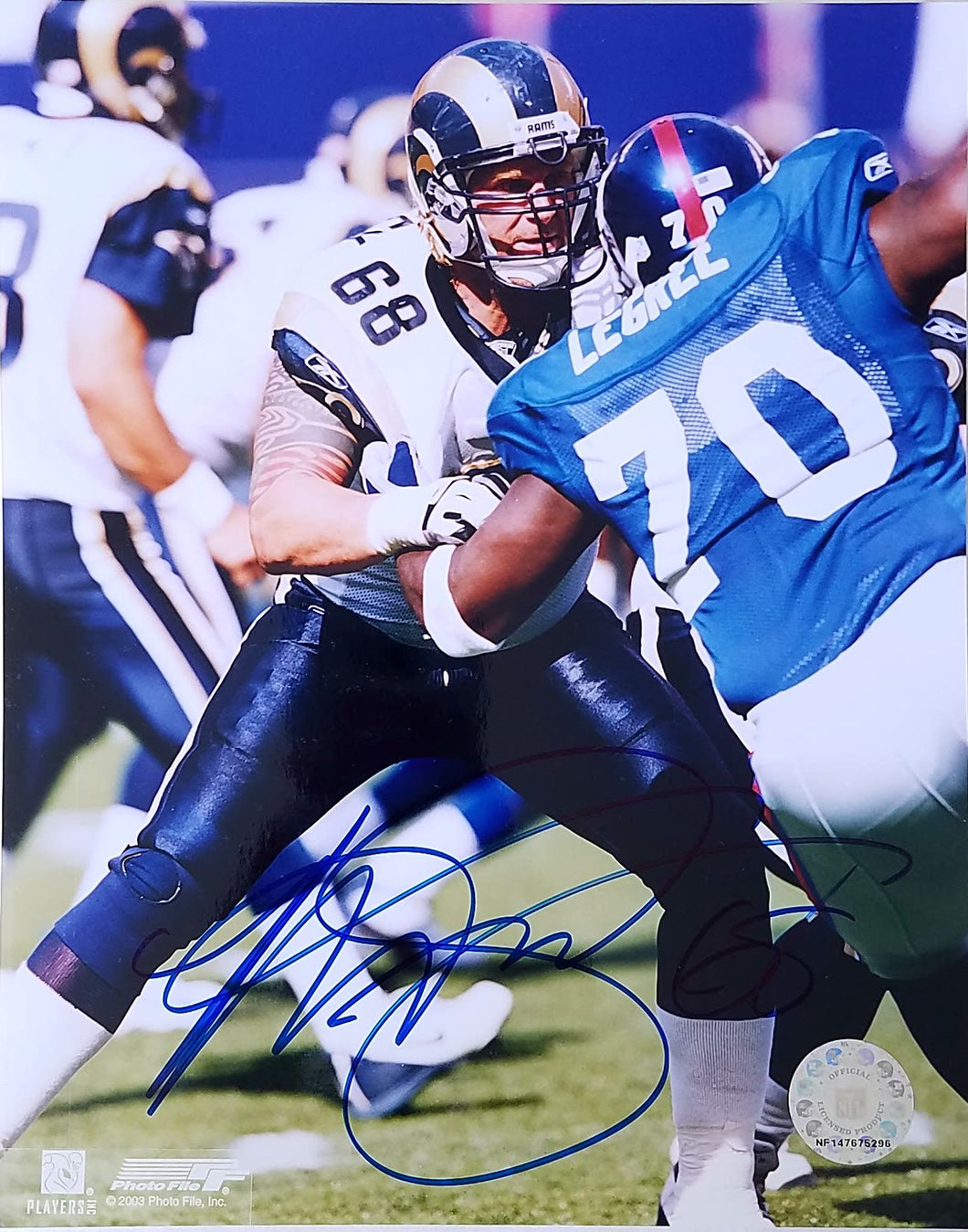 Kyle Turley  Signed Autographed 8x10