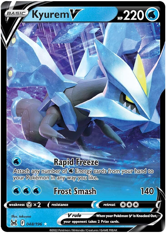 Sword and Shield Lost Origin 048  Kyurem V