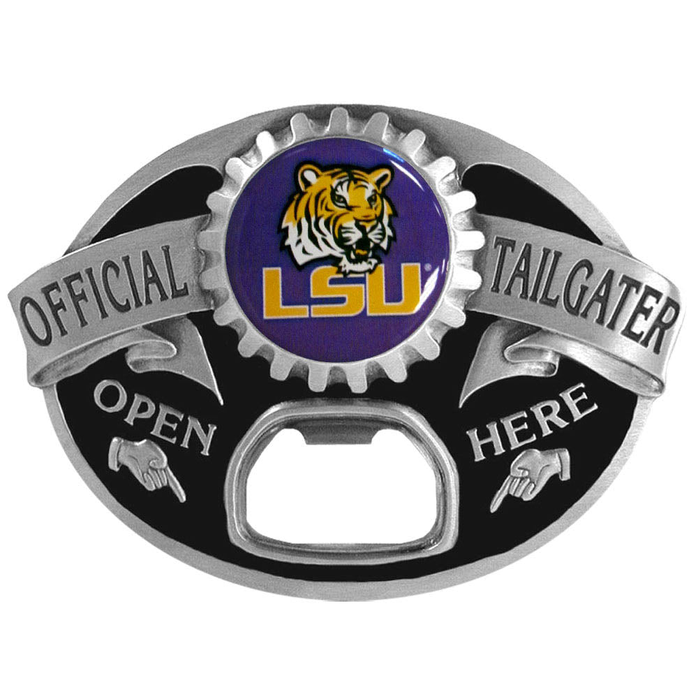 LSU Tigers Tailgater Belt Buckle Bottle Opener
