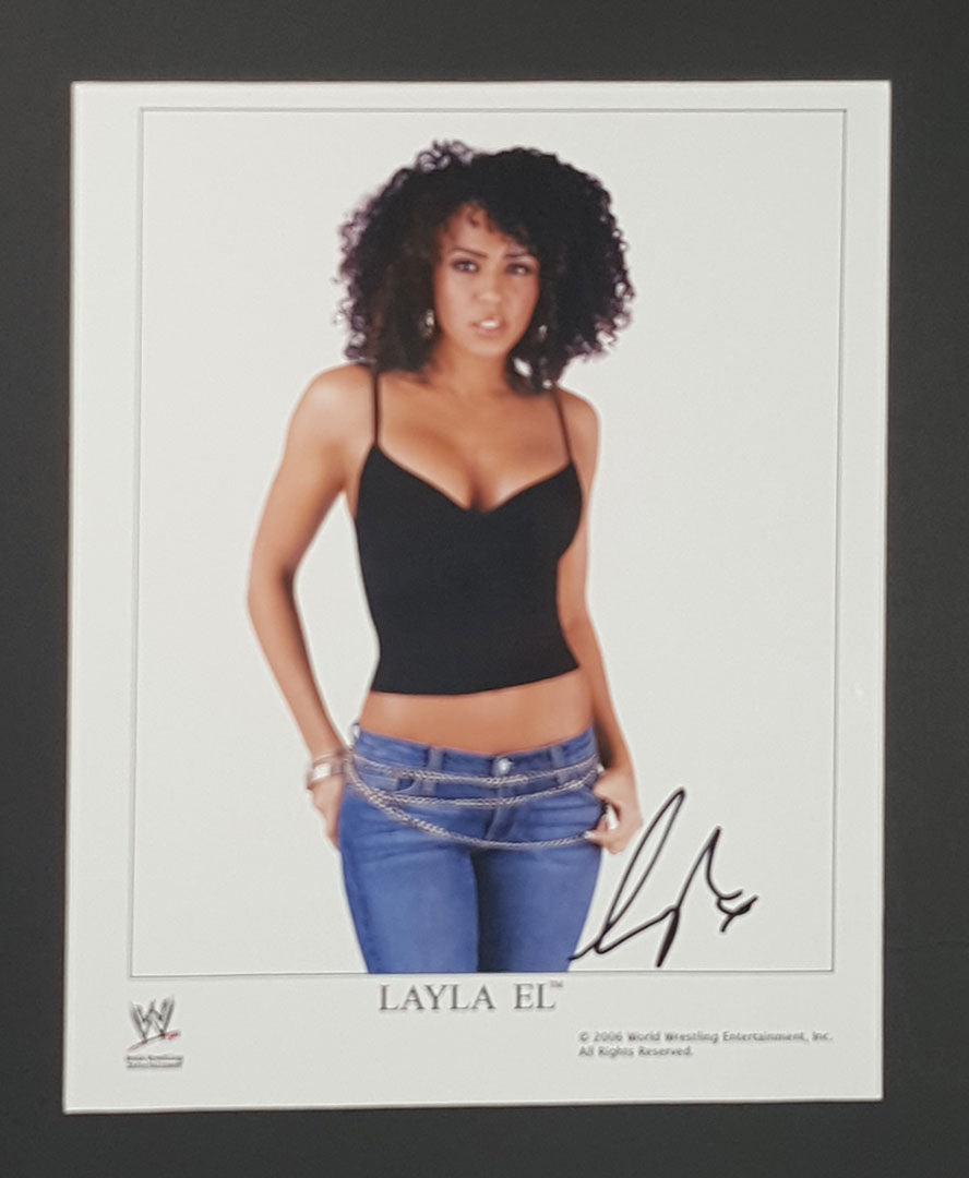 Layla El Signed Autographed 8x10 Matted