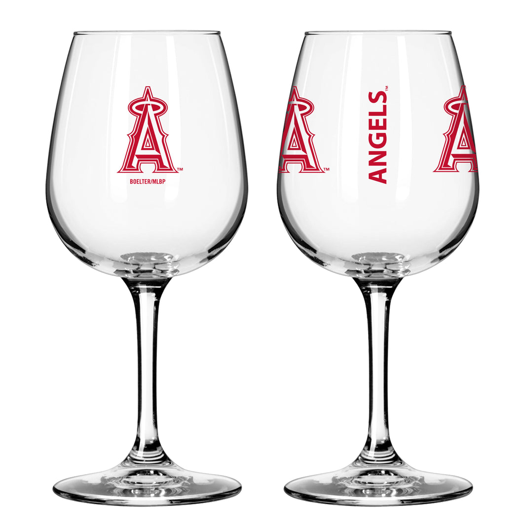 Los Angeles Angels of Anaheim Gameday Wine Glass 2 Pack