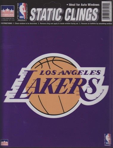 Los Angeles Lakers Static Cling