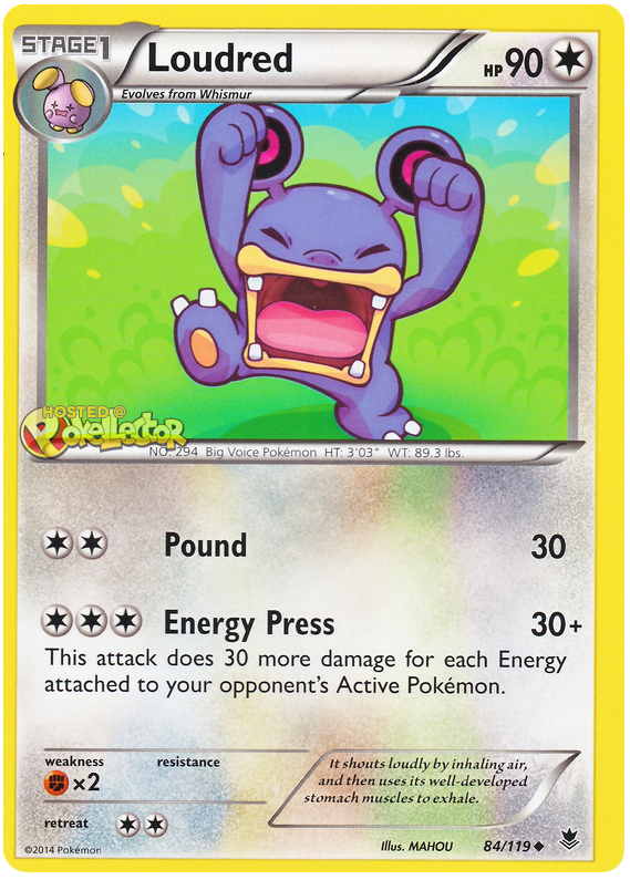 XY Phantom Forces 084 Loudred | The Northwest Company | WOFSPORTS