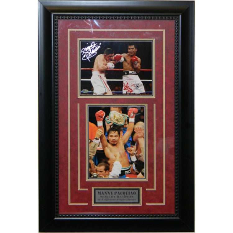 Manny Pacman Pacquiao Signed Autographed 8x10 Framed